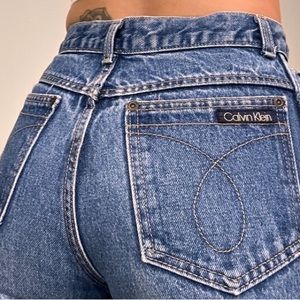 80’s Calvin Klein blue jeans
